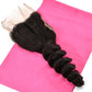 4x4 Transparent Lace Closure Soft Comfortable Thin