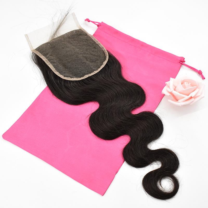 4x4 Transparent Lace Closure Soft Comfortable Thin